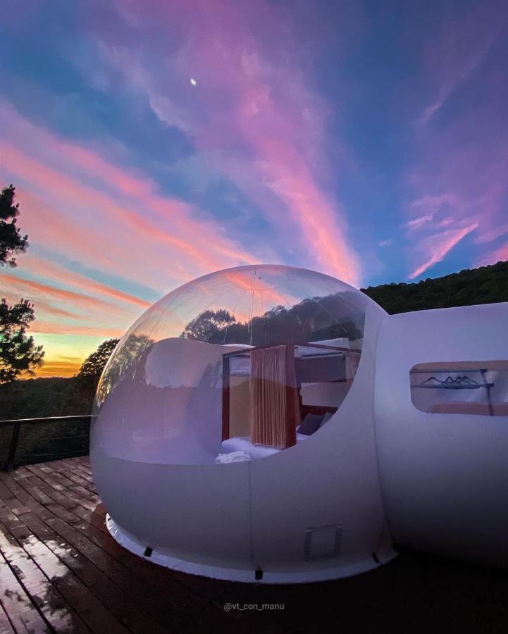 La Estela Bubble Glamping Mazamitla Bagian luar foto