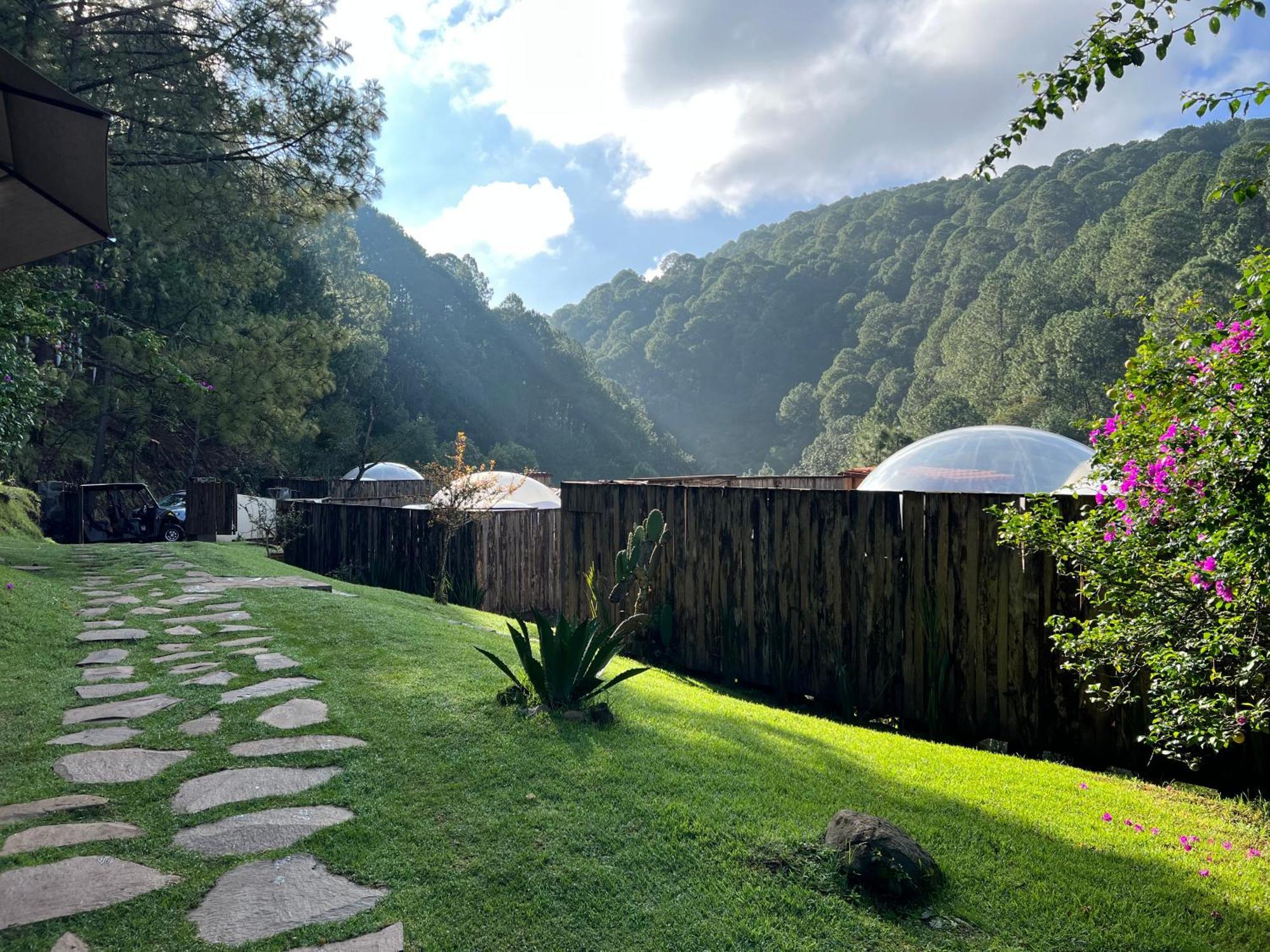 La Estela Bubble Glamping Mazamitla Bagian luar foto
